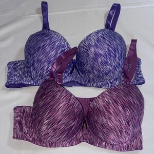 Viola’s Secret Pair of 2 Padded Push Up  Underwire Women’s Size 38C Bras